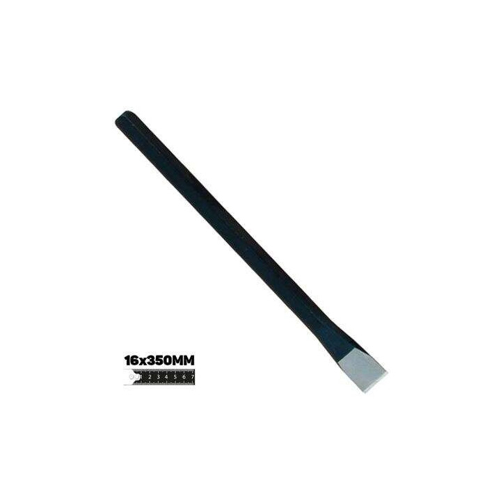 Blim Barra de Acero al Carbono Resistente - Medidas: 16 X 350 mm - Alta Calidad y Resistencia al Impacto - Color Negro