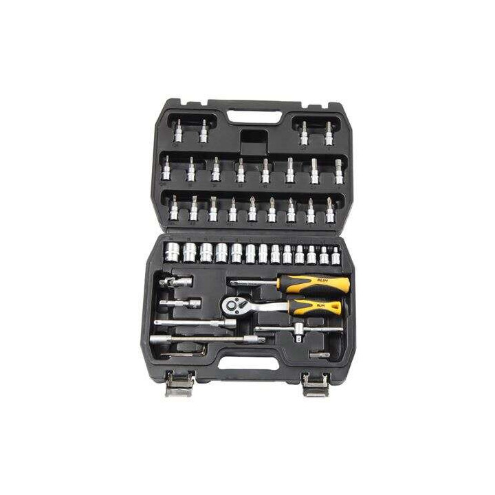 Blim Herramientas de 1/4 - Juego de Vasos y Accesorios - 13 Vasos: 4