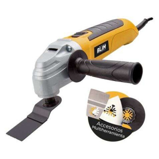 Blim Multiherramienta Versatil - Potencia 400W - Velocidad Variable 15000-22000Rpm - Angulo de Oscilacion 3 Grados - Color Negr