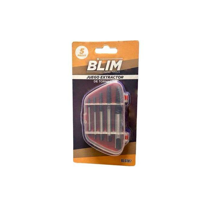 Blim Juego Extractor de Tornillos 5 Pcs