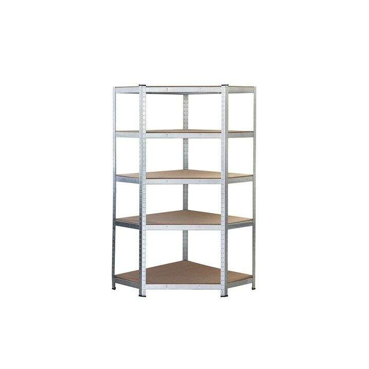 Blim Estanteria Galvanizada - 180x90x40x90cm - 5 Baldas Ajustables - Soporte 175kg por Balda - Espesor Acero 0.62mm - Espesor E