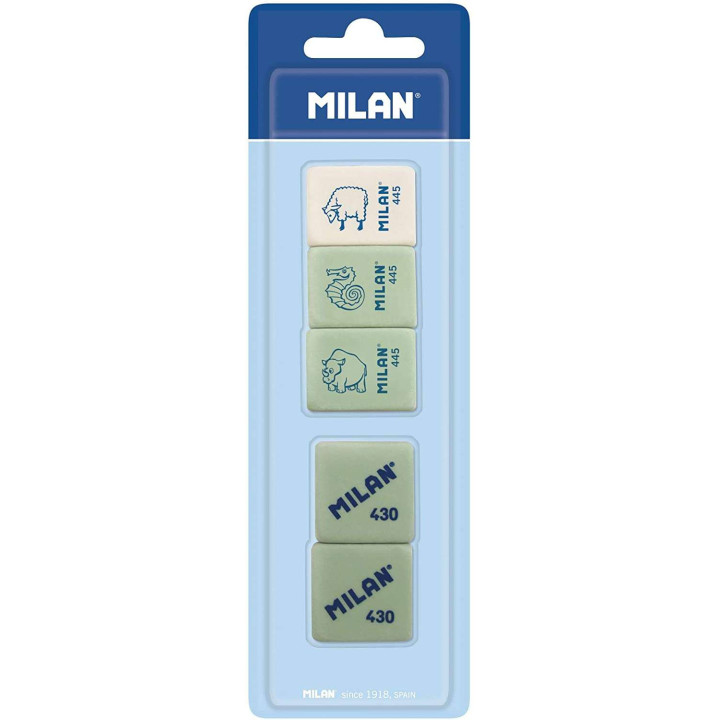 Milan Pack de 5 Gomas de Borrar