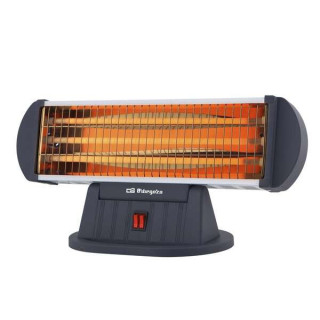 Orbegozo Estufa de Cuarzo BP 0204 - Calor Intenso y Uniforme por Radiacion - 3 Niveles de Potencia - Sistema de Seguridad Antiv