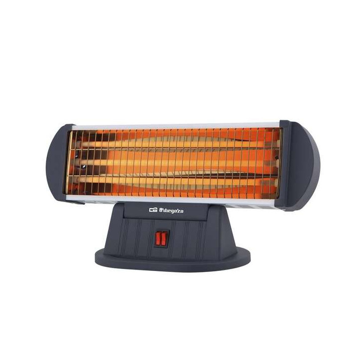 Orbegozo Estufa de Cuarzo BP 0204 - Calor Intenso y Uniforme por Radiacion - 3 Niveles de Potencia - Sistema de Seguridad Antiv