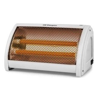 Orbegozo BP 3200 Estufa Ceramica Calor Instantaneo - Potencia 1000W - Dos Niveles de Calor - Asa de Transporte - Seguridad Anti