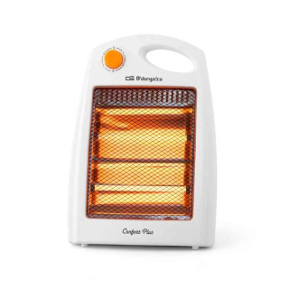 Orbegozo BP 5007 Estufa de Cuarzo Compacta - Calor Intenso y Uniforme por Radiacion - 2 Niveles de Potencia - Sistema de Seguri