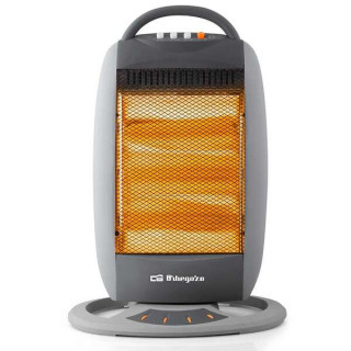 Orbegozo BP 5008 Calentador Halogeno Portatil - Potencia de 1200W - Silencioso - Emision Instantanea de Calor - Sistema de Segu