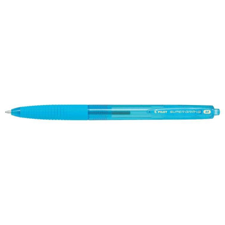 Pilot Boligrafo de Bola Retractil SuperGrip G - Punta Redonda 1.0mm - Trazo 0.4mm - Tinta de Aceite - Grip Ergonomico - Color T