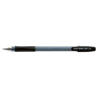 Pilot BPS-GP Boligrafo de Bola con Punta Mediana de 1mm - Trazo de 0.25mm - Recargable - Color Negro