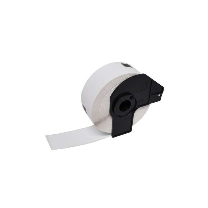 Brother DK11221 - Etiquetas Genericas Precortadas Cuadradas - 23x23 mm - 1000 Unidades - Texto negro sobre fondo blanco