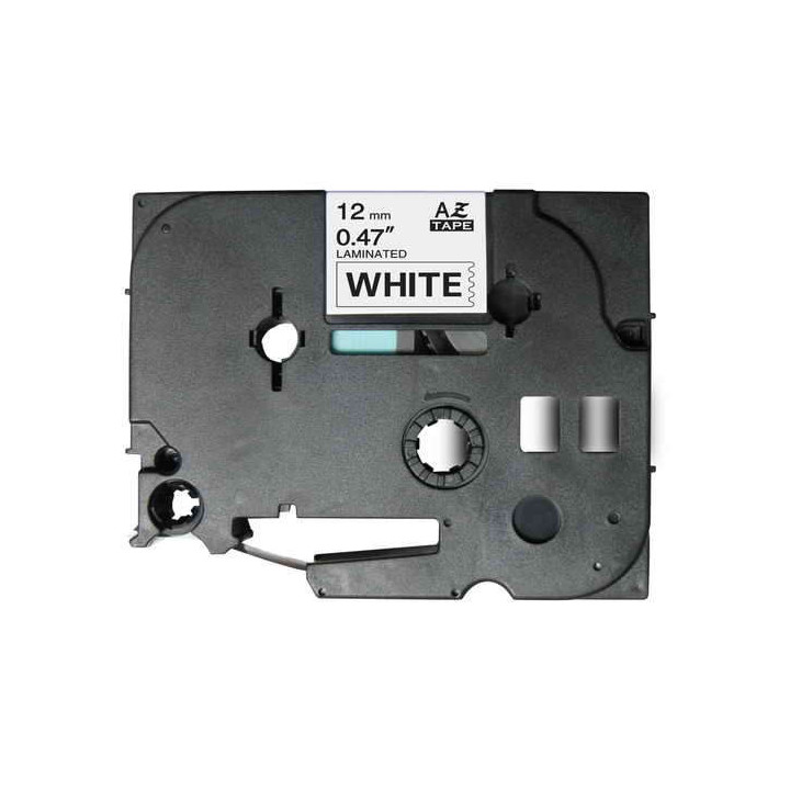 Brother TZe231 Cinta Laminada Generica de Etiquetas - Texto negro sobre fondo blanco - Ancho 12mm x 8 metros