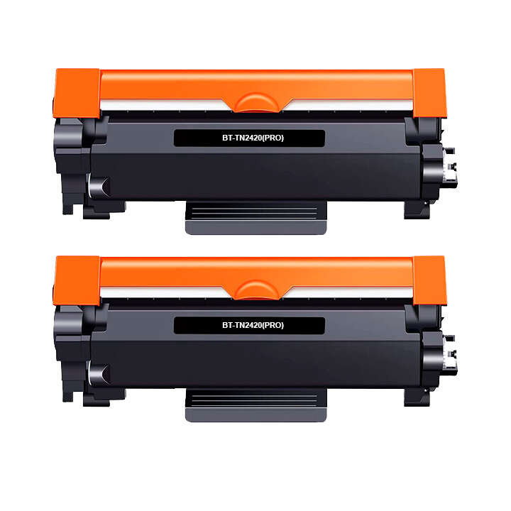 Brother TN2420/TN2410 Negro Pack de 2 Cartuchos de Toner Genericos