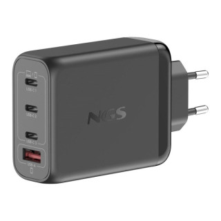 NGS Bud 140W Cargador GaN Universal de Pared 140W Ultrarapido - 3x USB-C PD & PPS