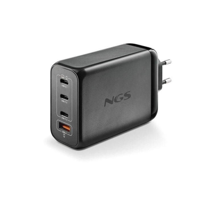 NGS Bud 240W Cargador GaN Universal de Pared 240W Ultrarapido - 3x USB-C PD & PPS