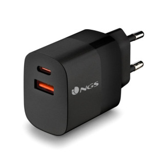 NGS Bud 33W Cargador GaN Universal de Pared 33W Ultrarapido - 1x USB-C PD & PPS