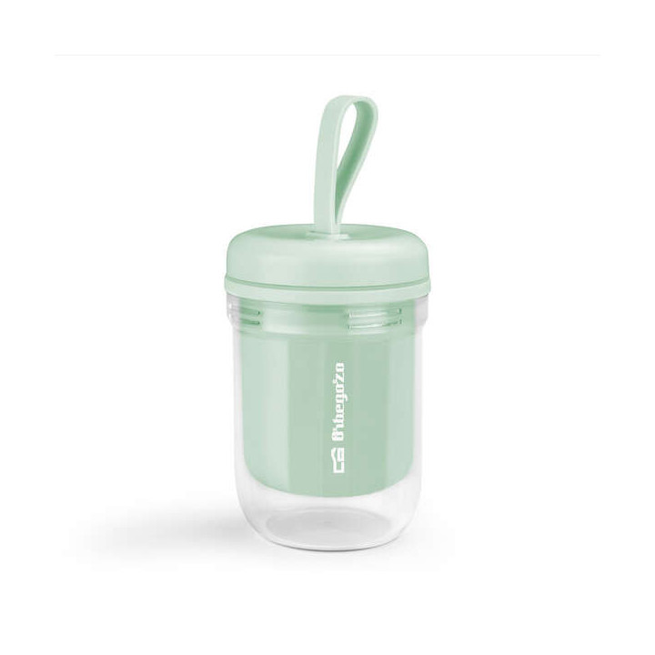 Orbegozo Mini Batidora Portatil BV 2500 - Orbegozo Smoothies y Batidos en Cualquier Lugar - Cuchillas de Acero Inoxidable - Sis