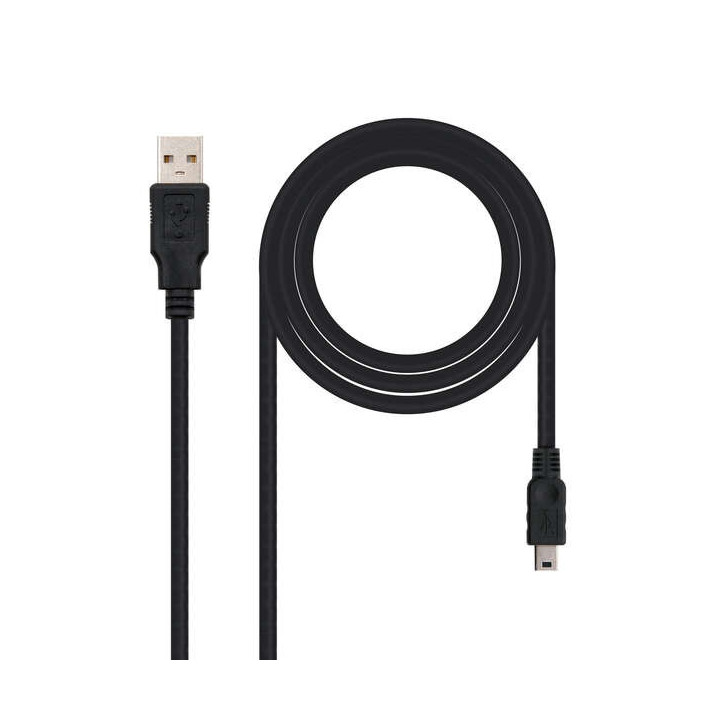 Nanocable Cable USB-A 2.0 Macho a Mini-USB Macho 0.50m