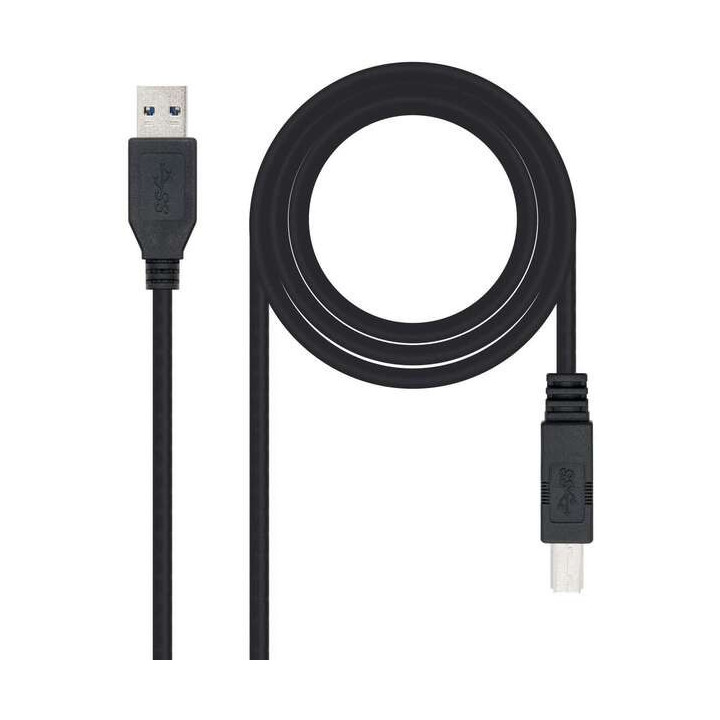 Nanocable Cable de Impresora USB-A 3.0 Macho a USB-B Macho 2m