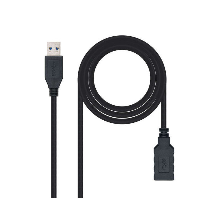 Nanocable Cable USB-A 3.0 Macho a USB-A Hembra 1m