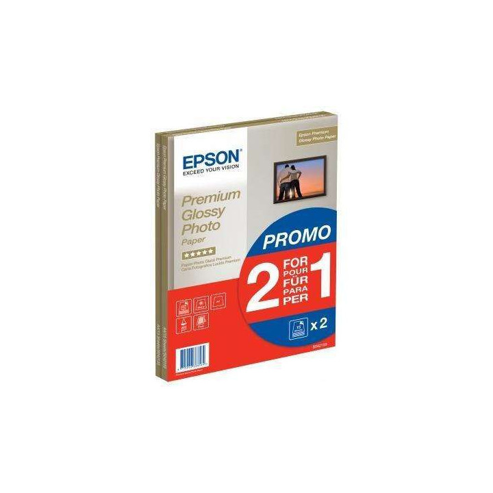 Epson C13S042169 Papel Fotografico A4 255gr - Acabado Brillante - 30 Hojas - para Impresoras de Tinta