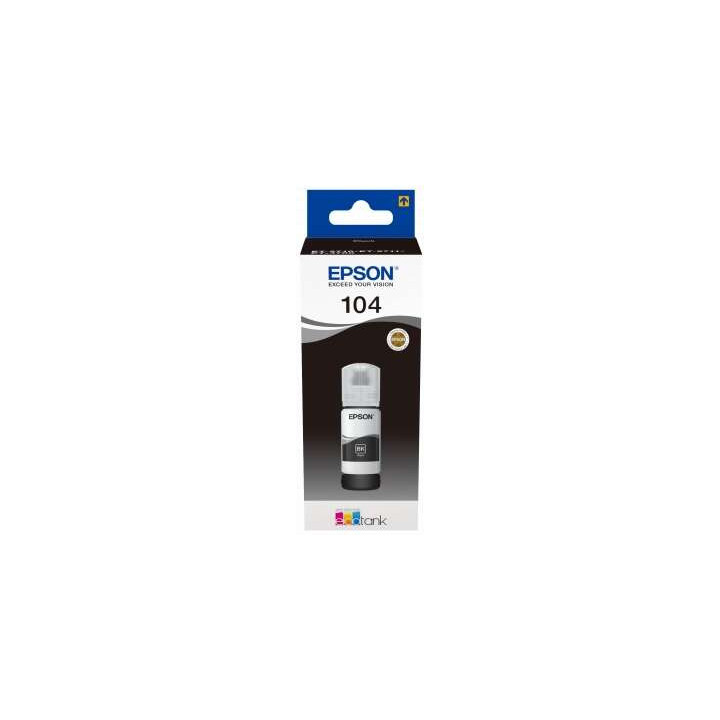 Epson 104 Negro Botella de Tinta Original - C13T00P140
