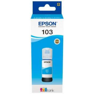 Epson 103 Cyan Botella de Tinta Original - C13T00S24A10