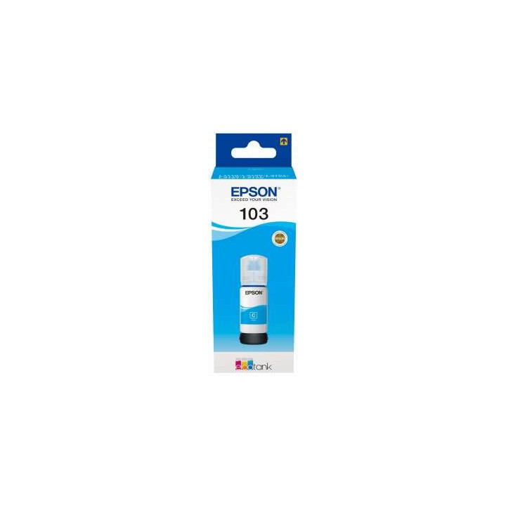 Epson 103 Cyan Botella de Tinta Original - C13T00S24A10