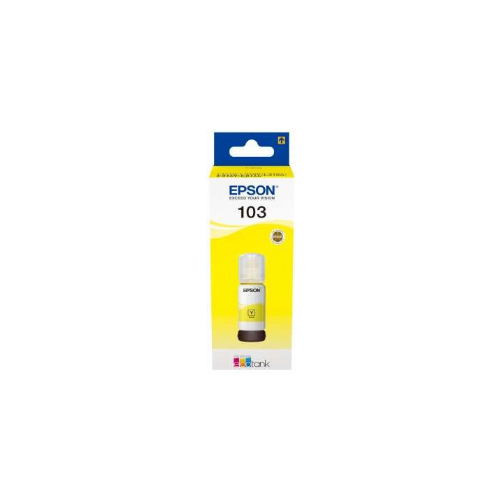 Epson 103 Amarillo Botella de Tinta Original - C13T00S44A10