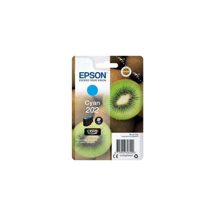 Epson 202 Cyan Cartucho de Tinta Original - C13T02F24010