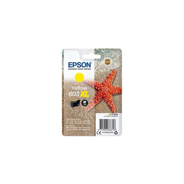 Epson 603XL Amarillo Cartucho de Tinta Original - C13T03A44010