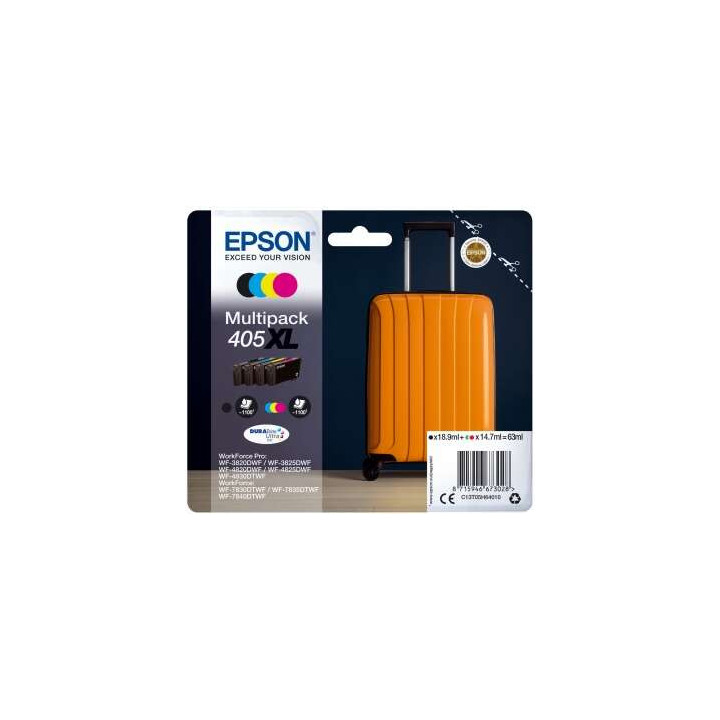 Epson 405XL Pack de 4 Cartuchos de Tinta Originales - C13T05H64010