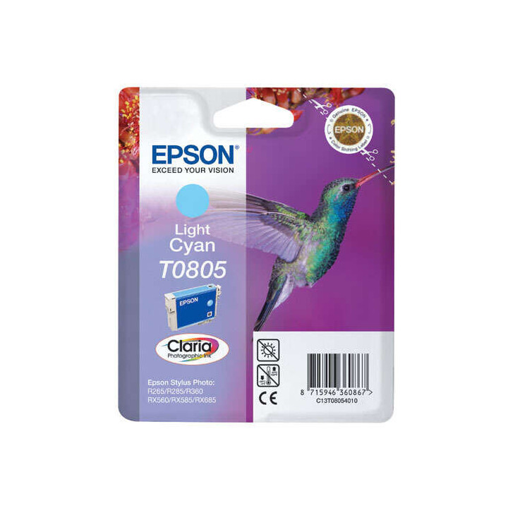 Epson T0805 Cyan Light Cartucho de Tinta Original - C13T08054011