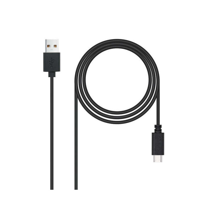 Nanocable Cable USB 2.0 3A USB-C Macho a USB-A Macho 3m