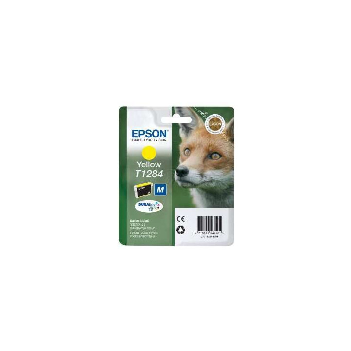 Epson T1284 Amarillo Cartucho de Tinta Original - C13T12844012