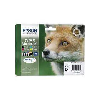 Epson T1285 Pack de 4 Cartuchos de Tinta Originales - C13T12854012