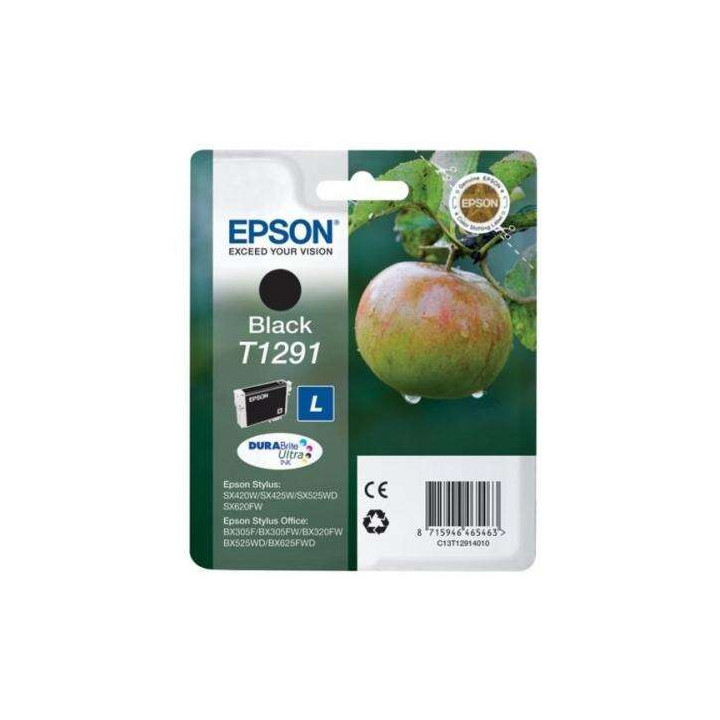 Epson T1291 Negro Cartucho de Tinta Original - C13T12914012