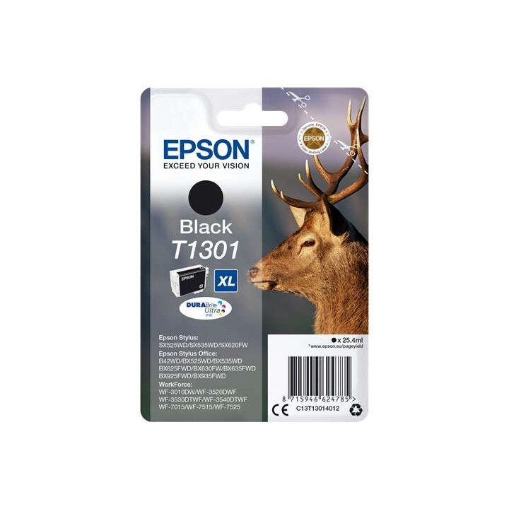 Epson T1301 Negro Cartucho de Tinta Original - C13T13014012