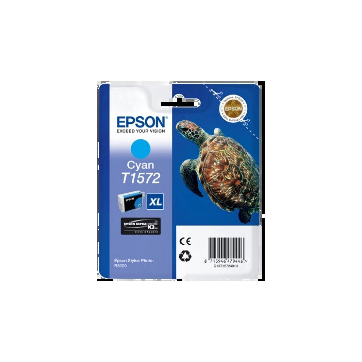 Epson T1572 Cyan Cartucho de Tinta Original - C13T15724010