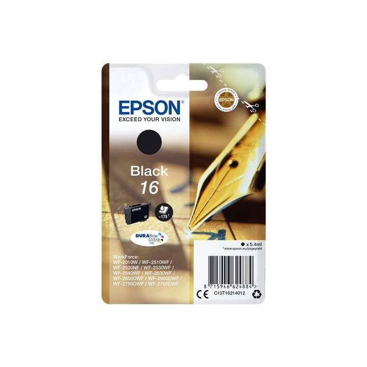 Epson T1621 Negro Cartucho de Tinta Original - C13T16214012