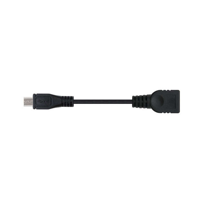 Nanocable Cable Micro USB 2.0 OTG Macho a USB-A Hembra 15cm
