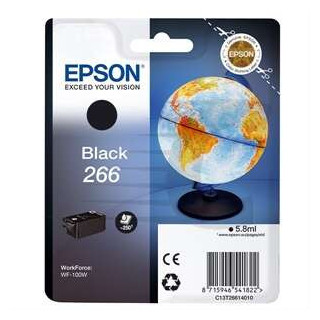 Epson T266 Negro Cartucho de Tinta Original - C13T26614010