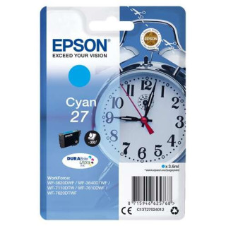 Epson T2702 (27) Cyan Cartucho de Tinta Original - C13T27024012