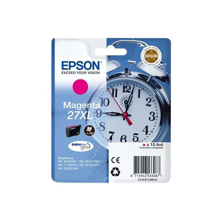 Epson T2713 (27XL) Magenta Cartucho de Tinta Original - C13T27134012