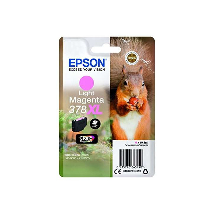 Epson 378XL Magenta Light Cartucho de Tinta Original - C13T37964010