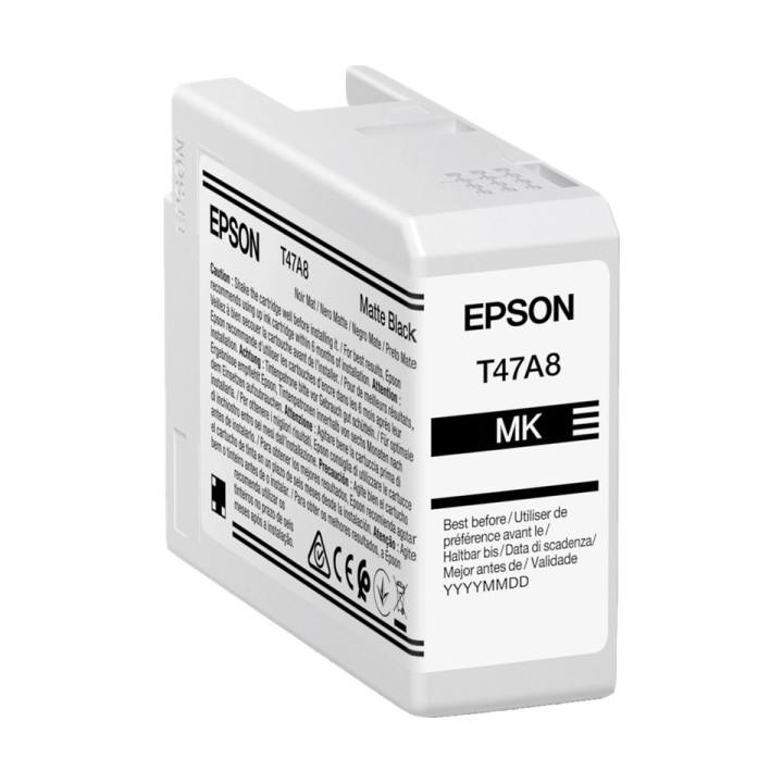 Epson T47A8 Negro Mate Cartucho de Tinta Original - C13T47A800