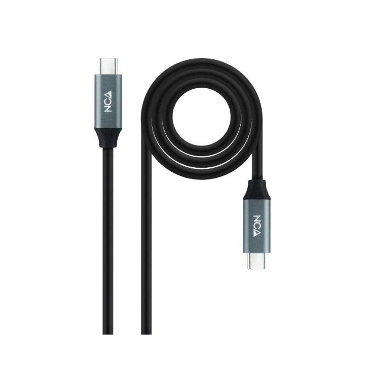 Nanocable Cable USB 3.2 Gen2x2 100W 4K/60Hz USB-C M/M - Longitud 3m - Color Negro