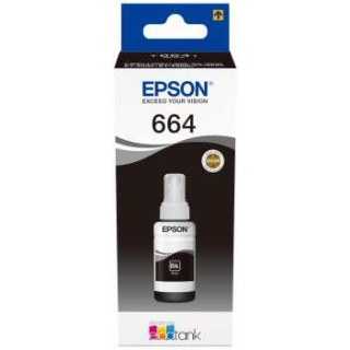 Epson T6641 Negro Botella de Tinta Original - C13T664140