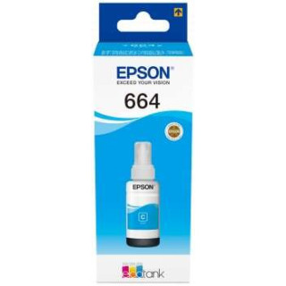 Epson T6642 Cyan Botella de Tinta Original - C13T664240