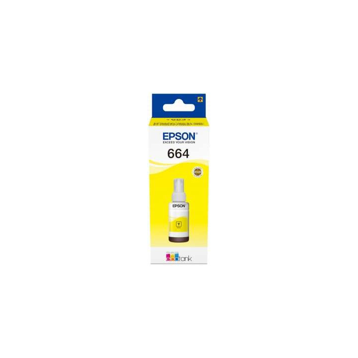 Epson T6644 Amarillo Botella de Tinta Original - C13T664440