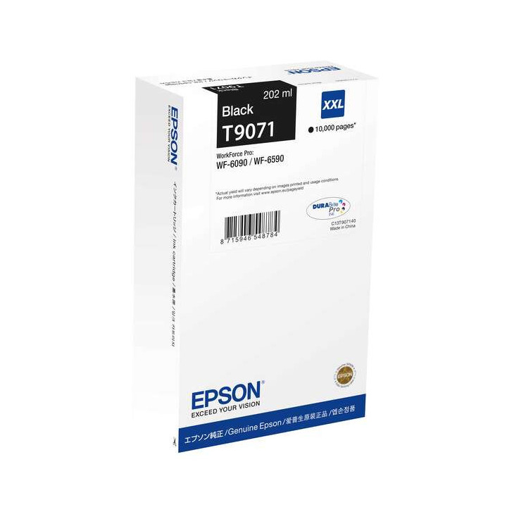 Epson T9071 Negro Cartucho de Tinta Original - C13T907140